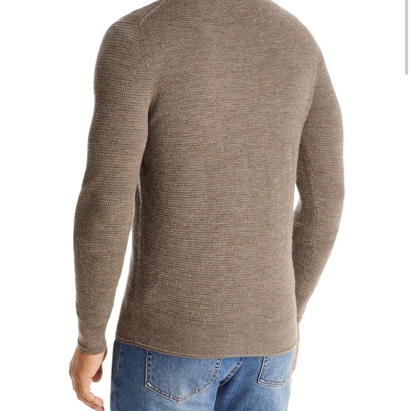 Quarter Zip Cotton Men’s Sweater - Picture 8 of 10